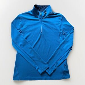 Kjus Women's Avery Midlayer 1/2 Zip Blue Size‎ 40 UPF 50 Golf